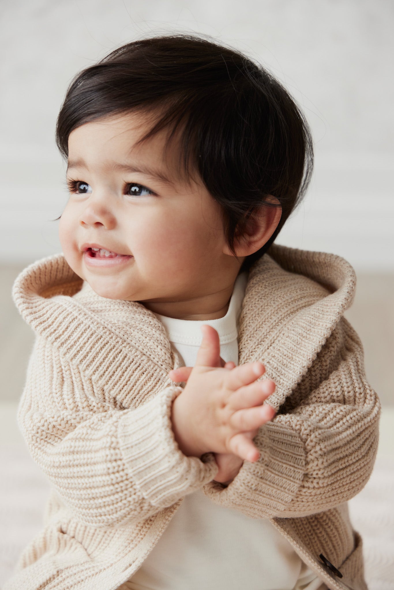 Luca Cardigan - Oatmeal Marle