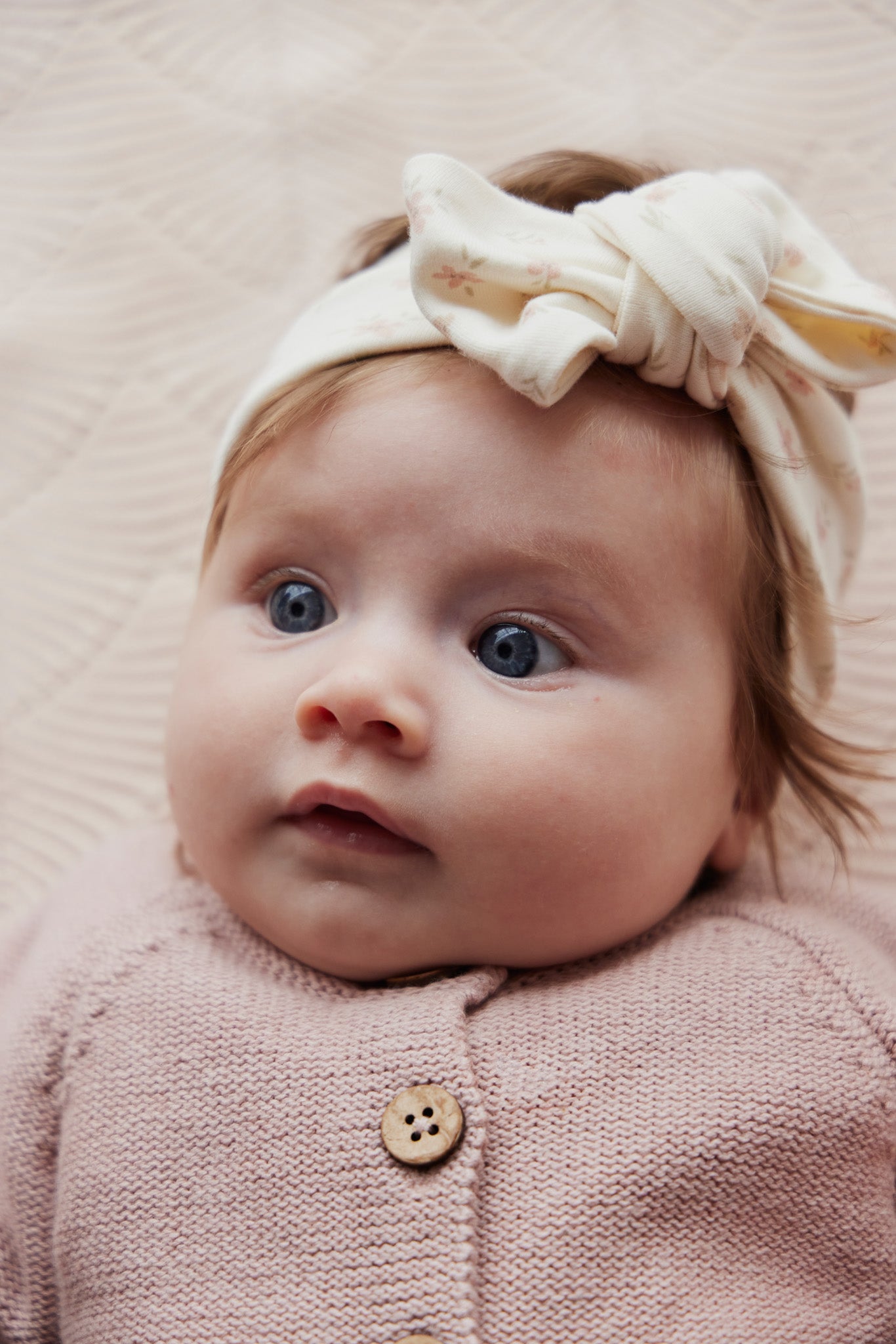 Simple Cardigan - French Pink Marle (3YR)