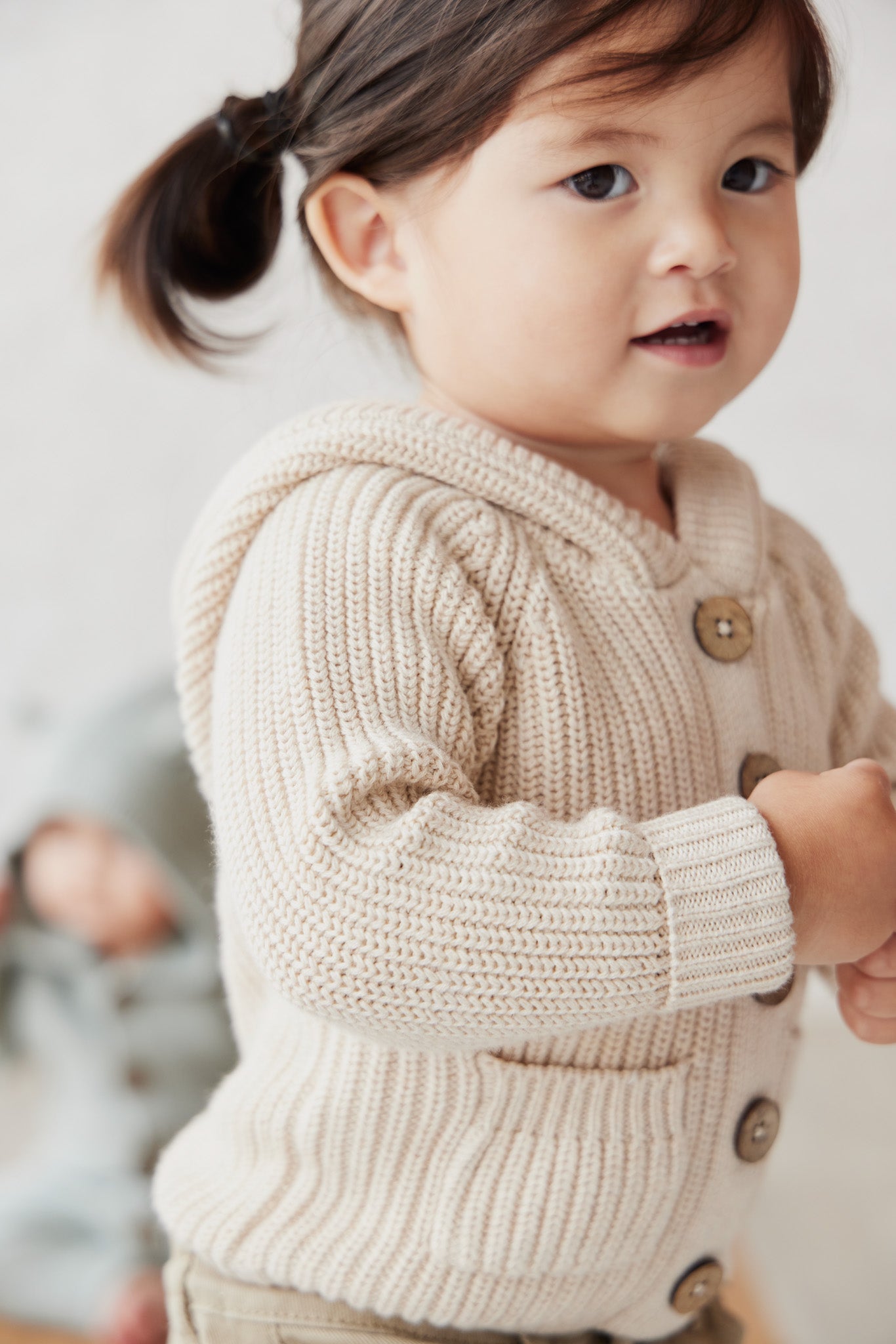 Luca Cardigan - Oatmeal Marle