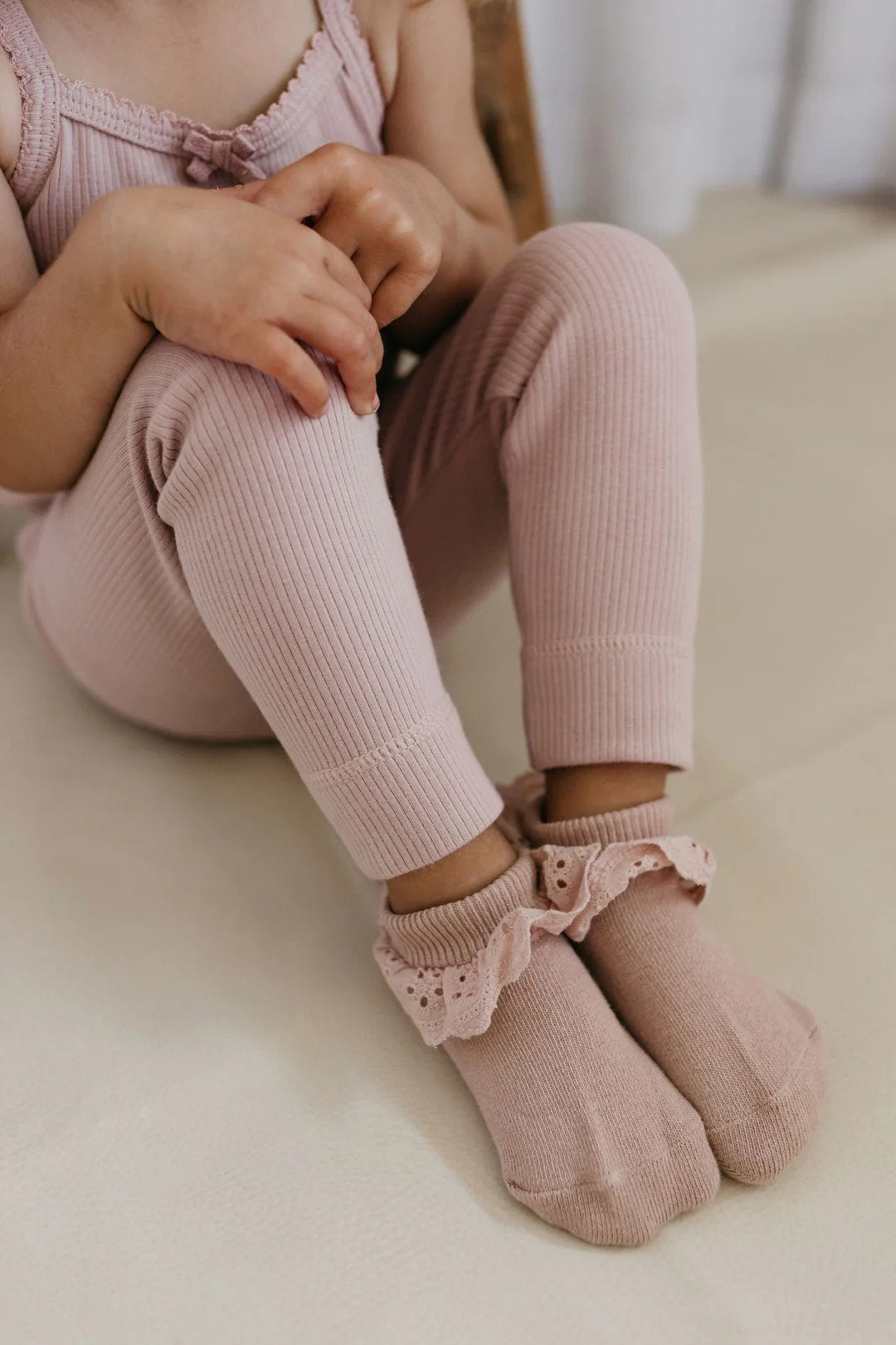 Organic Cotton Modal Elastane Legging - Blossom