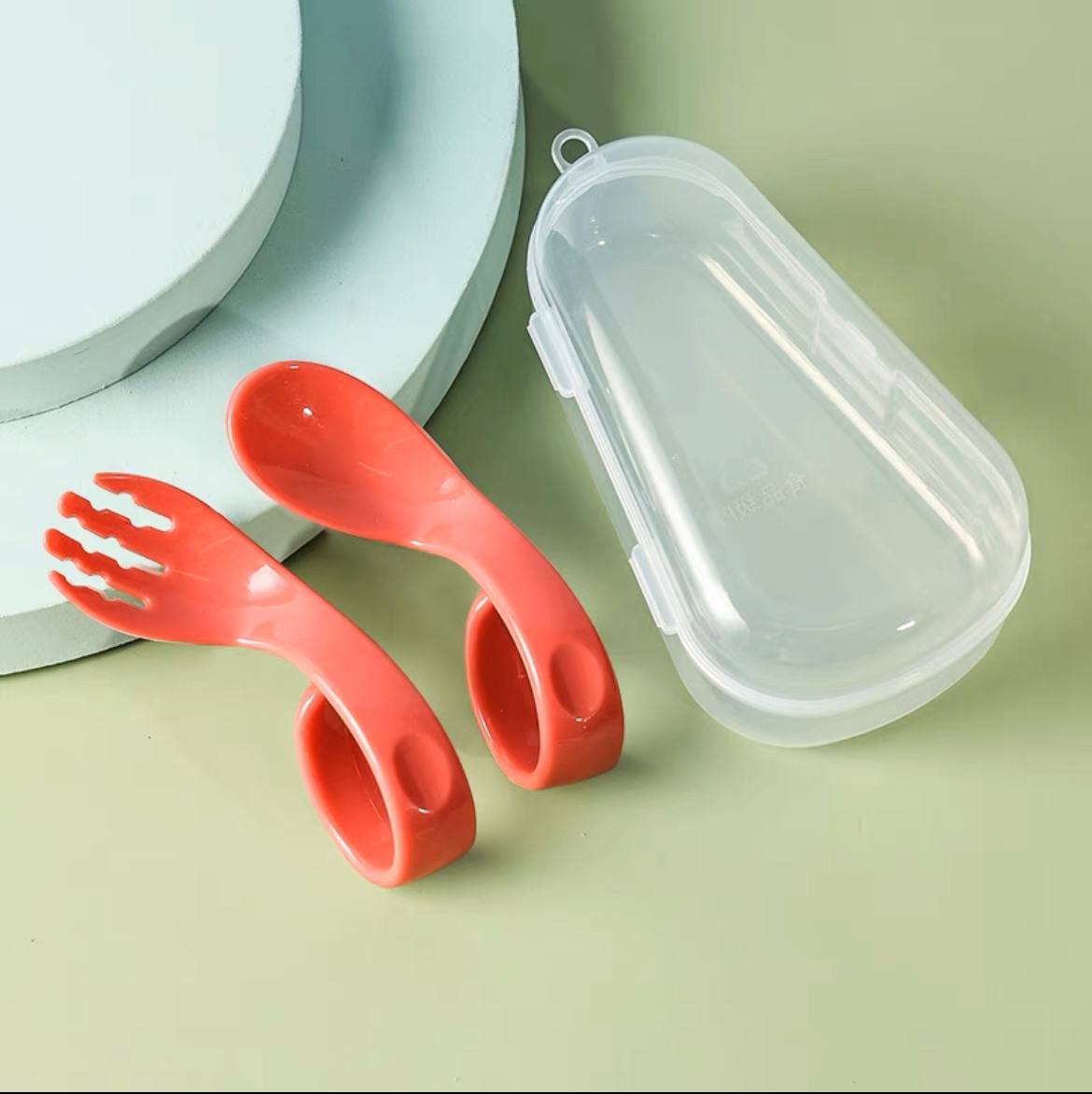 Baby Led Weaning Training Spoon & Fork Set